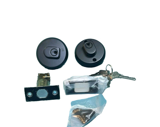 Circular Deadbolt Lock with Double Mechanical Key Lock Deadbolt SMY-D102