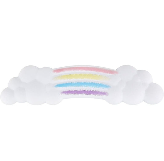 Cloud Wrist Rest Keyboard, Rainbow Cloud Palm Rest Keyboard with PU Leather,...