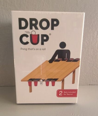 Drop Cup Pong That's On A Roll Family Friendly Party Game