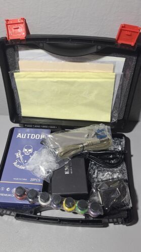 Tattoo Machine Kit - Autdor Cartridge Tattoo Kit Complete Tattoo Pen Kit Tattoo