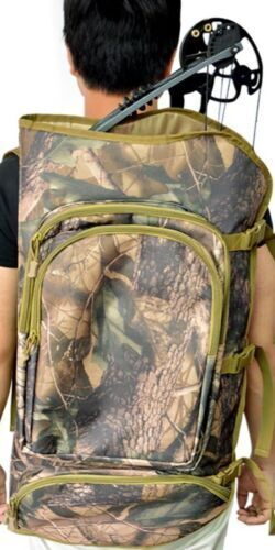 Archery Compound Bow Backpack Nylon Hunting Shoulder Bag Breathable Holder Case