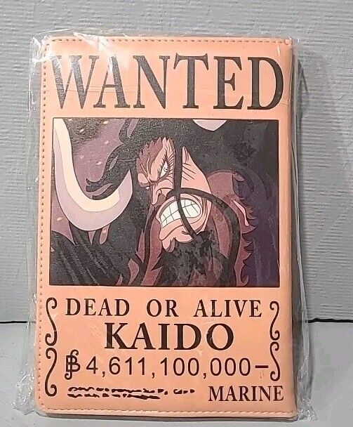 Wanted Dead Or Alive Kaido Leather Notebook/Journal